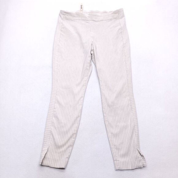 Calvin Klein Button Casual Light Wash Pants Womens Size Large L Beige - Picture 2 of 8